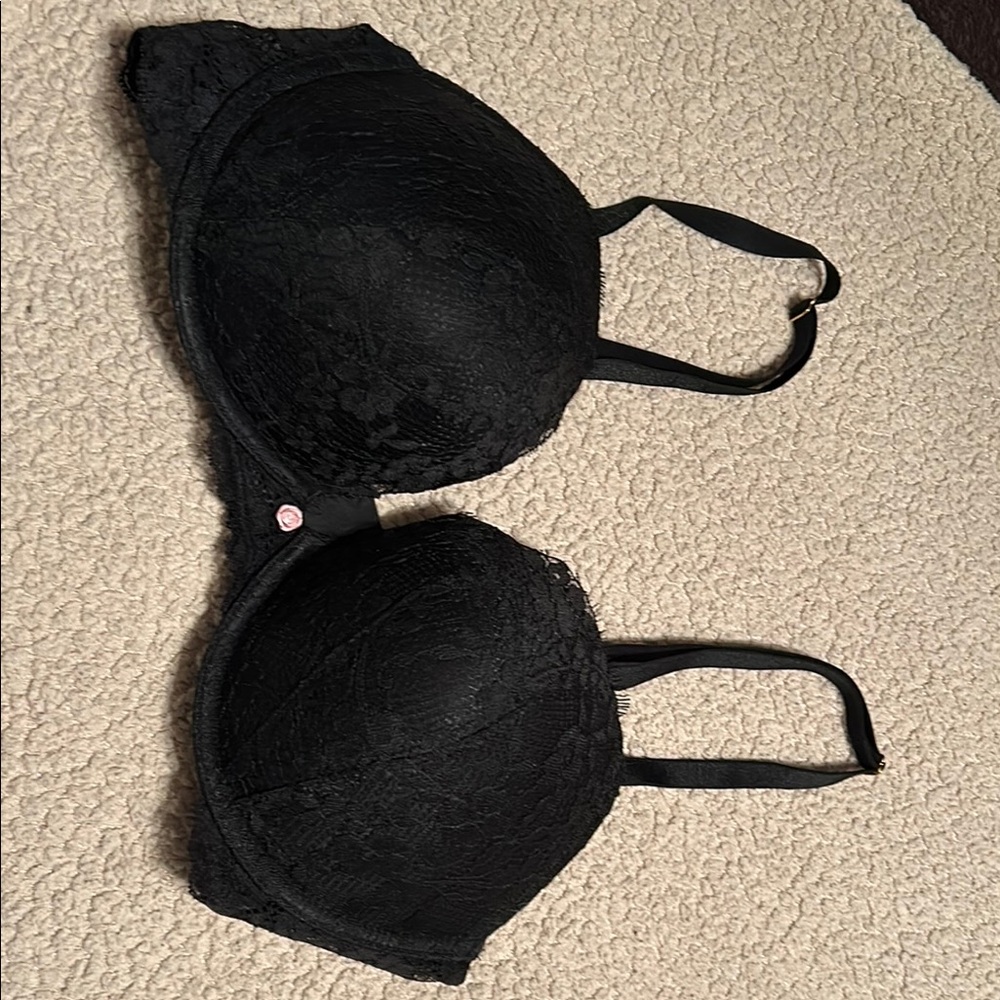 Black Lace Bra